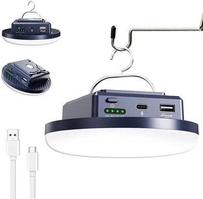 Campingljus Bärbar USB Utomhusuppladdningsbar